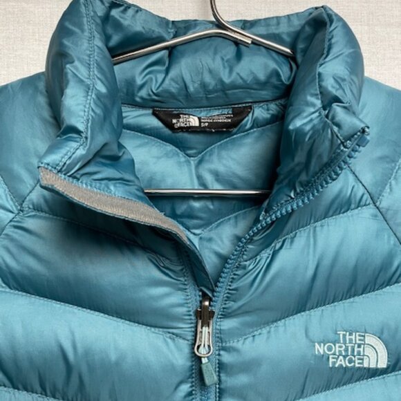 The North Face Nuptse Down Blue Teal Women's Puffer Jacket - SP - Picture 2 of 13